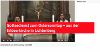 Gottesdienst zum Ostersonntag – aus der Erlöserkirche in Lichtenberg