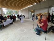 „Zeichen der Hoffnung“ – Richtfest für Kita auf dem Butenfeld in Fredersdorf-Vogelsdorf mit vielen Gästen. Foto: Ev. Kirchenkreis Berlin Süd-Ost