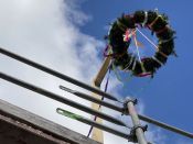 „Zeichen der Hoffnung“ – Richtfest für Kita auf dem Butenfeld in Fredersdorf-Vogelsdorf mit vielen Gästen. Foto: Ev. Kirchenkreis Berlin Süd-Ost
