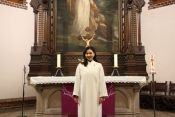 Ev. Paul-Gerhardt-Kirchengemeinde Lichtenberg: Auf Wiedersehen, Pfarrerin Sapna Joshi! Foto: Jürgen Bosenius
