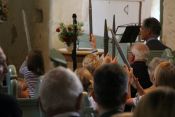 Von Rummelsburg nach Münchehofe: 327 Orgelpfeifen haben in der Dorfkirche ein neues Zuhause gefunden. Foto: Jürgen Bosenius / Kirchenkreis Berlin Süd-Ost
