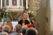 Von Rummelsburg nach Münchehofe: 327 Orgelpfeifen haben in der Dorfkirche ein neues Zuhause gefunden. Foto: Jürgen Bosenius / Kirchenkreis Berlin Süd-Ost