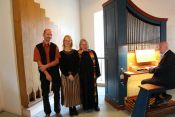 Von Rummelsburg nach Münchehofe: 327 Orgelpfeifen haben in der Dorfkirche ein neues Zuhause gefunden. Foto: Jürgen Bosenius / Kirchenkreis Berlin Süd-Ost