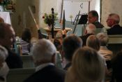 Von Rummelsburg nach Münchehofe: 327 Orgelpfeifen haben in der Dorfkirche ein neues Zuhause gefunden. Foto: Jürgen Bosenius / Kirchenkreis Berlin Süd-Ost