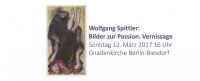 Bilder zur Passion. Werke des Malers und Grafikers Wolfgang Spittler in der Gnadenkirche Berlin-Biesdorf.
