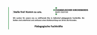 Evangelischer Kirchenkreis Berlin Süd-Ost: Wir suchen für unsere neu zu eröffnende Kita in Adlershof PÄDAGOGISCHE FACHKRÄFTE. Die Stellen sind unbefristet und umfassen einen Stellenumfang von 30 bis 39,4 Stunden