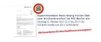 Mit einem Brief hat Superintendent Hans-Georg Furian zum Kirchenkreisfest am Reformationstag ins FEZ-Berlin eingeladen.