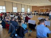 Bläserworkshop mit Martin Reuthner im Haus des Kirchenkreises. Foto: ekbso.de